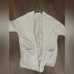 DONNI. Plus Delicate Gray Cardigan Kimono - One Size Plus